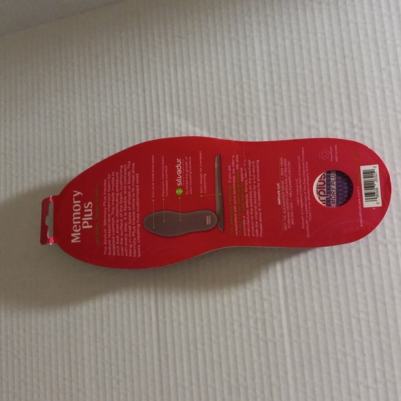 Airplus Memory Plus Shoe Insoles Woman's Sz 5-11 Super Soft Cushioning One Pair - Picture 2 of 2